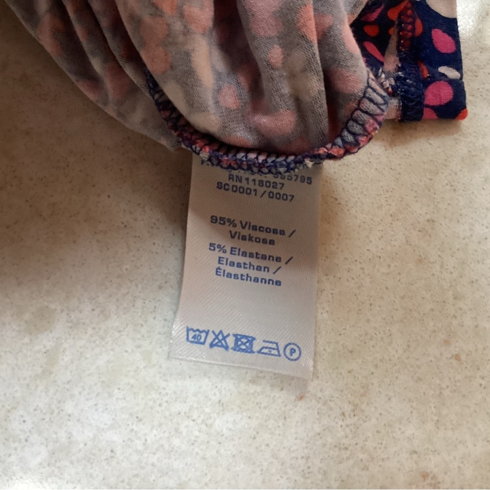 Boden red-white-blue faux-wrap tanktop, 10 - Picture 5 of 5